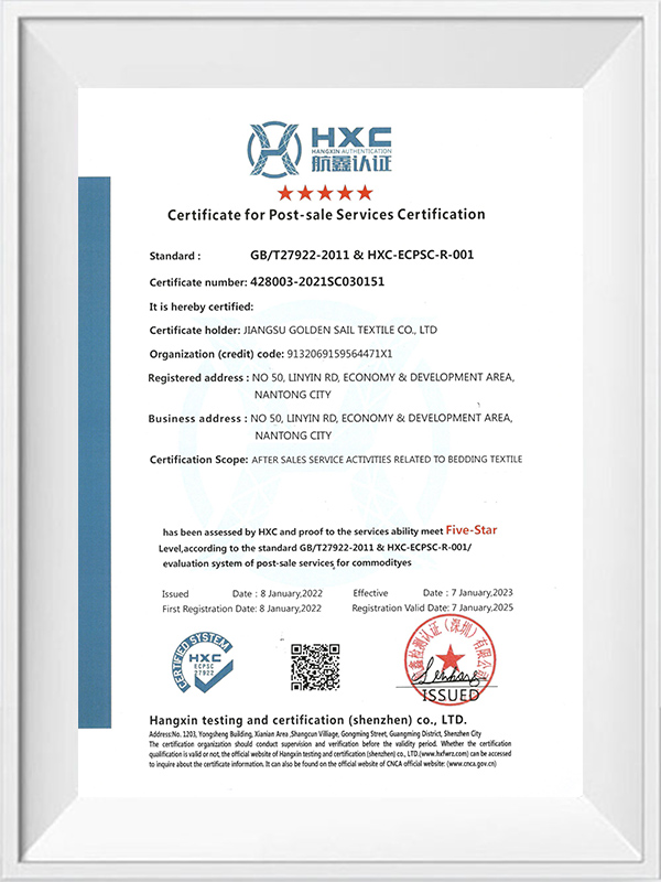 Certifikát pre certifikáciu popredajných služieb